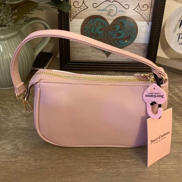 Juicy Couture Angel Crystal/Pink Diamond Berry Sweet Convertible Wristlet - Picture 3 of 13